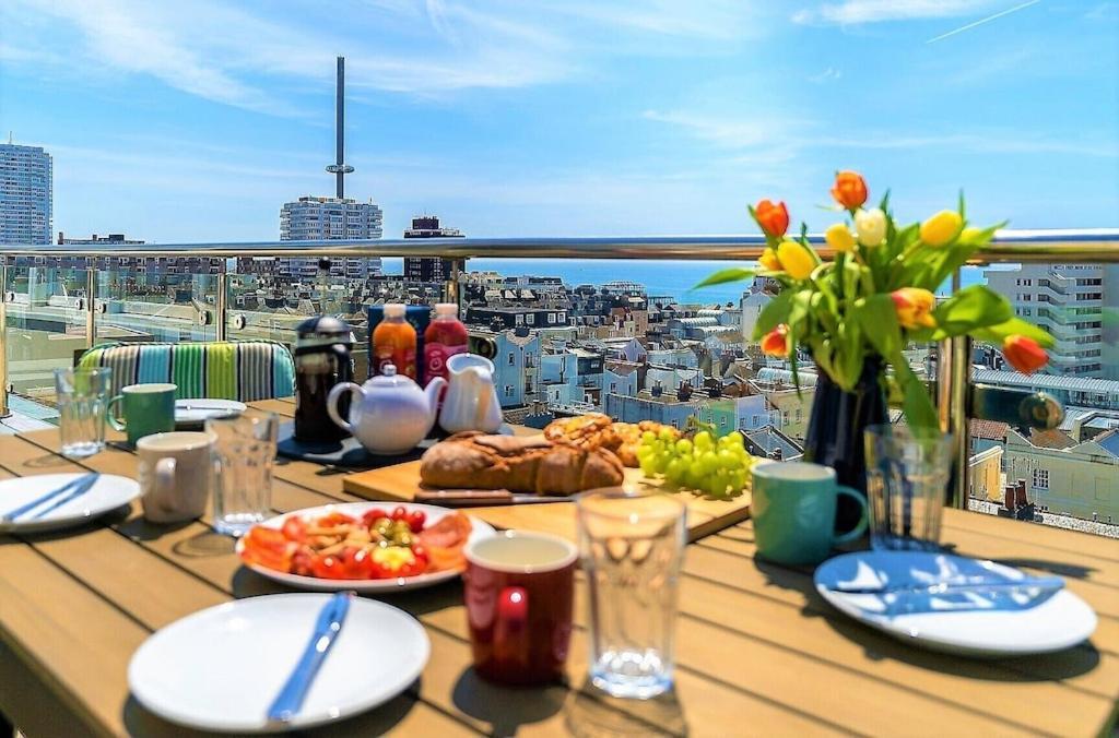 Ferienwohnung Seabrighton Penthouse With Private Sea View Roof Terraces Exterior foto